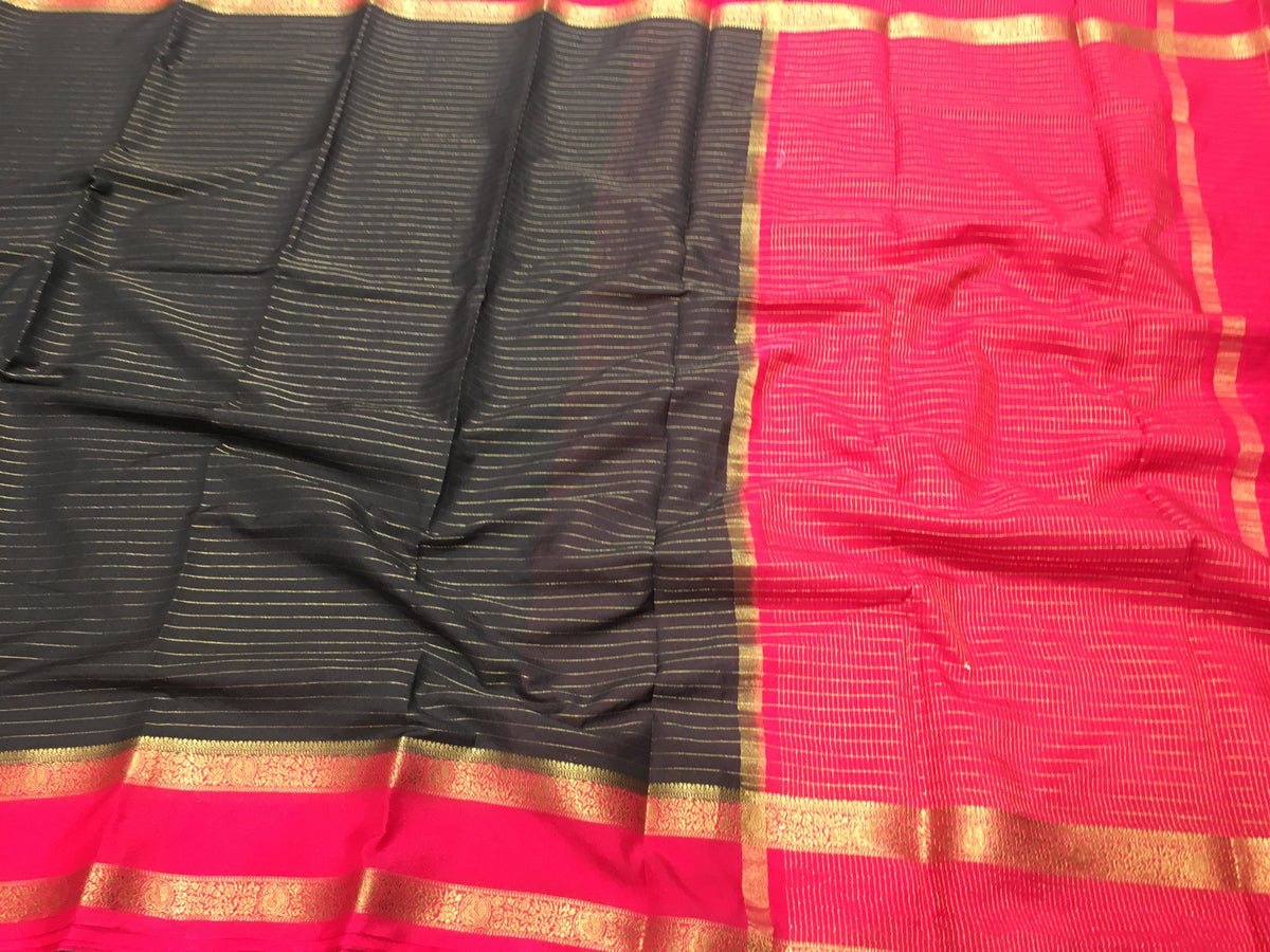 Semi Mysore Crape Silk