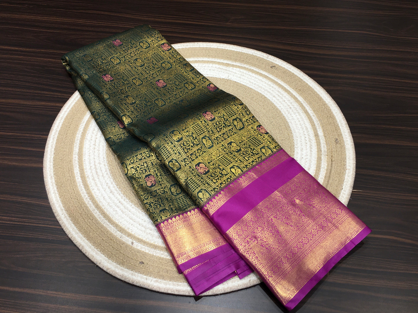 Semi Kanchipuram silk
