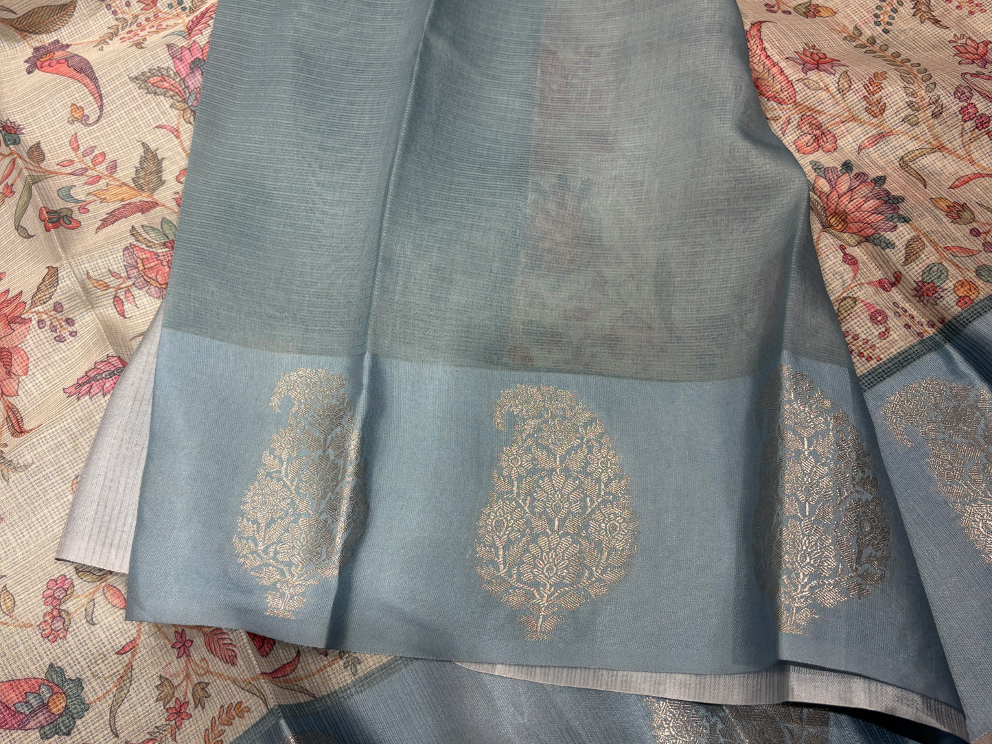 Semi tussar silk saree