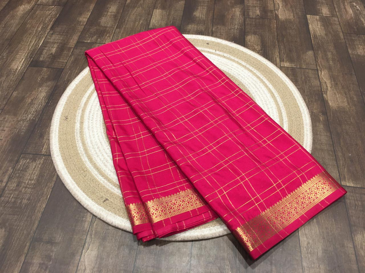 Semi Mysore Crape Silk