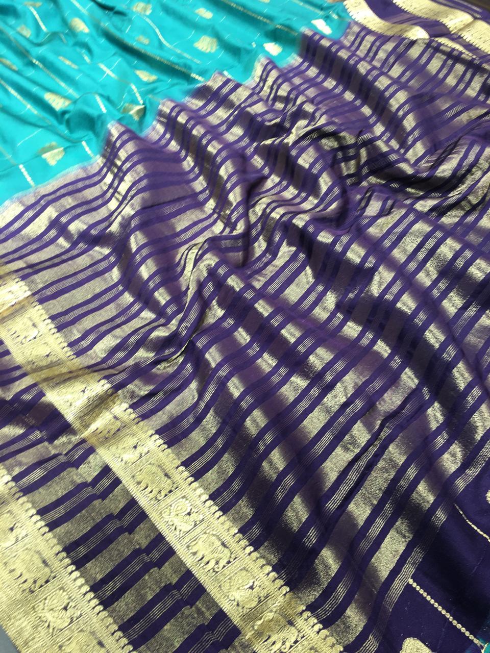 Semi Mysore Crape Silk
