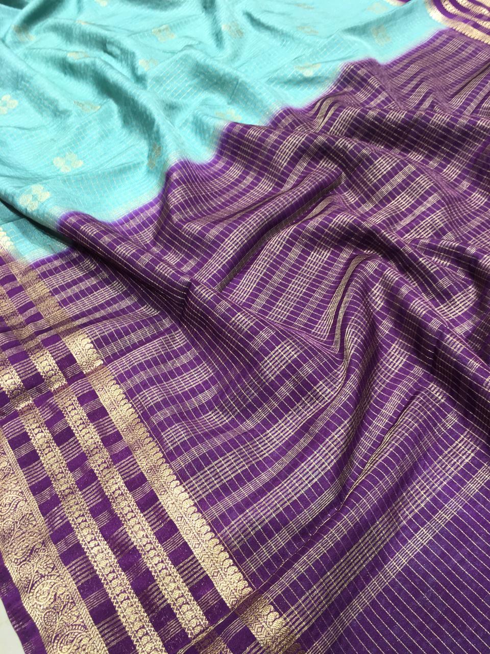 Semi Mysore Crape Silk