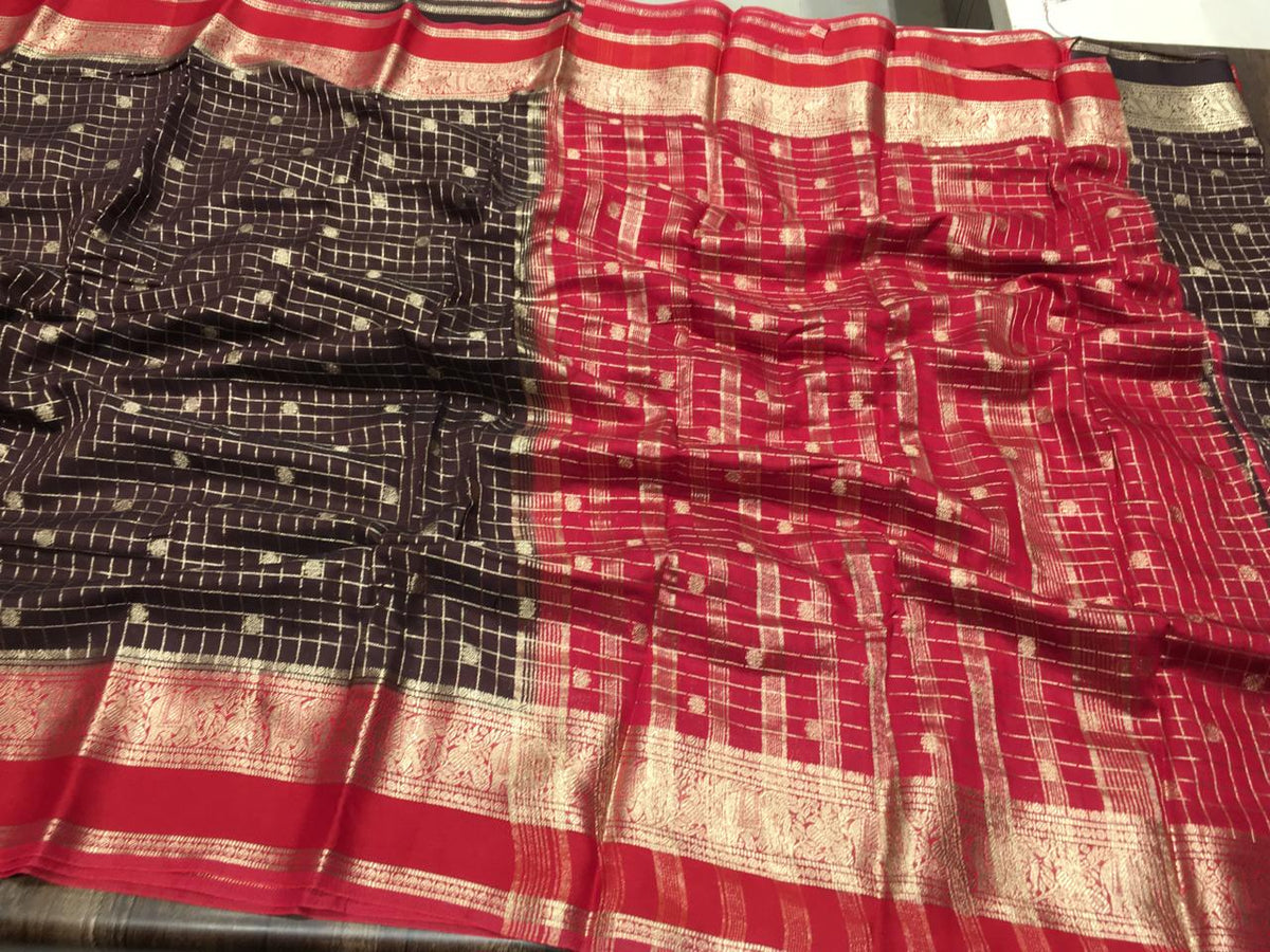 Semi Crape Saree