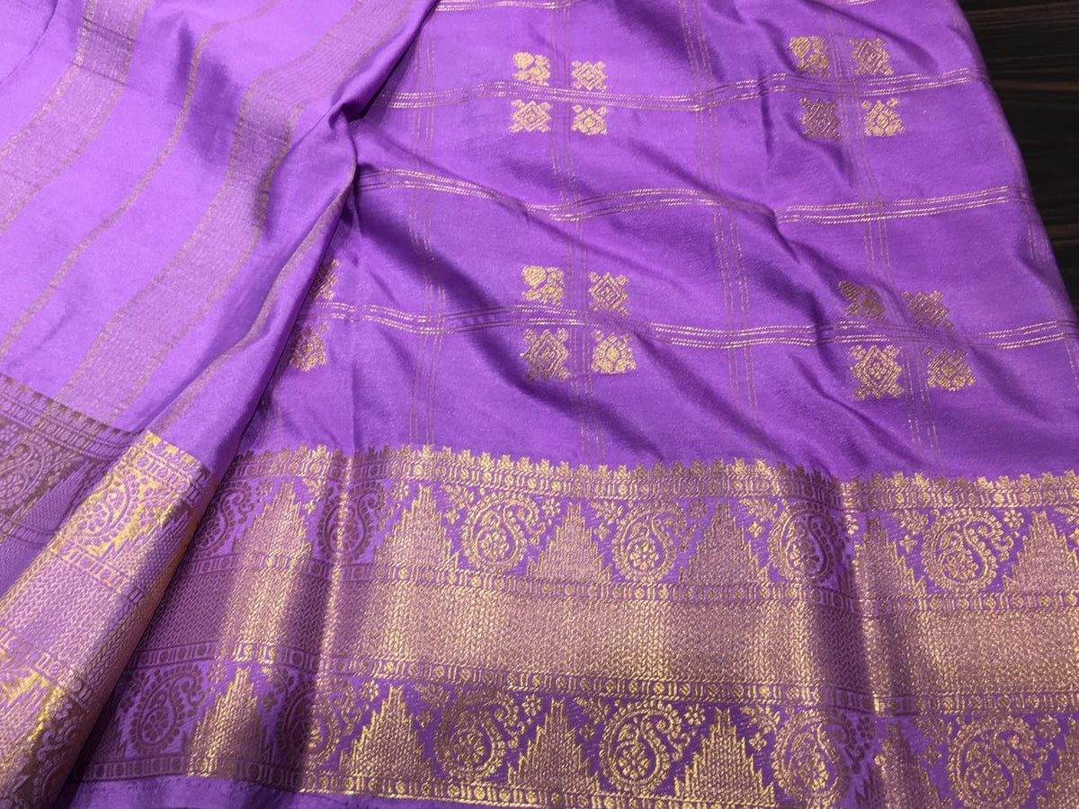 Semi Mysore Crape Silk