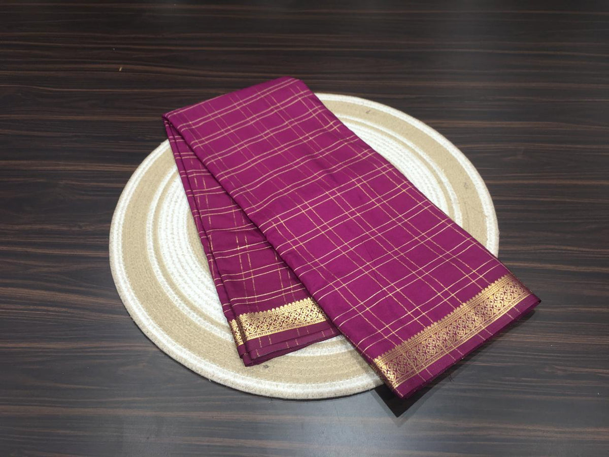 Semi Mysore Crape Silk