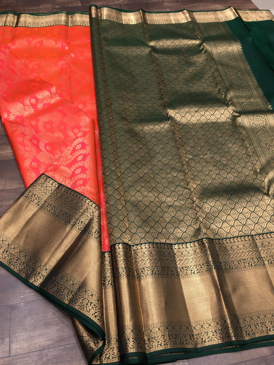 Pure Kanchipuram Broced Silk
