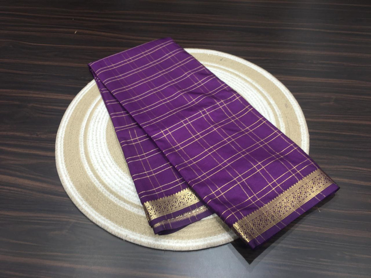 Semi Mysore Crape Silk
