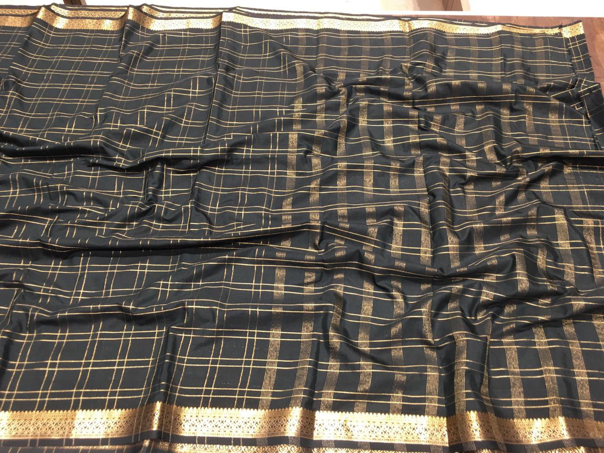 Semi Mysore Crape Silk