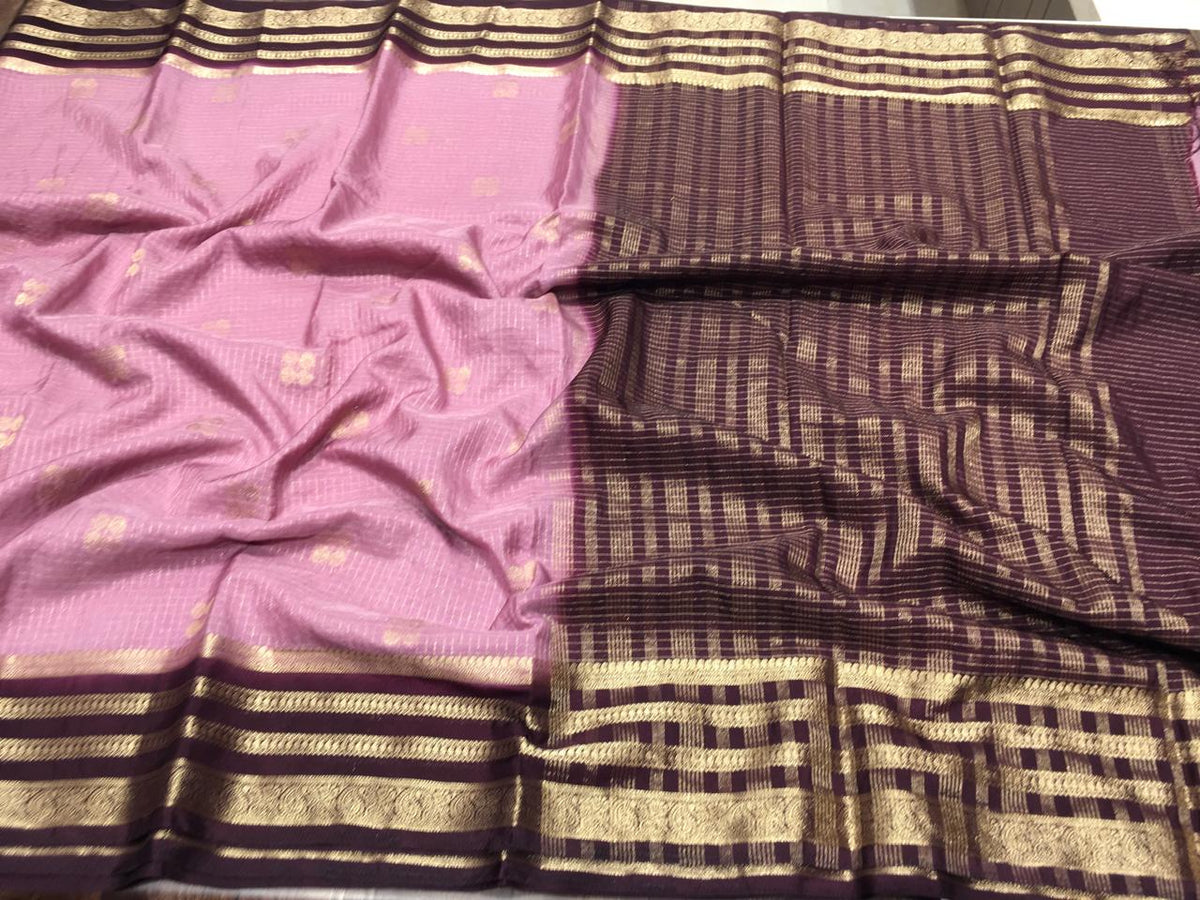 Semi Mysore Crape Silk
