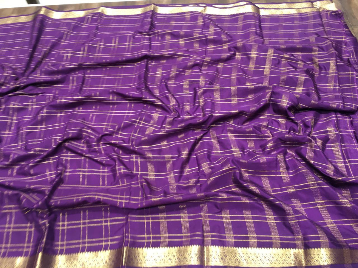 Semi Mysore Crape Silk