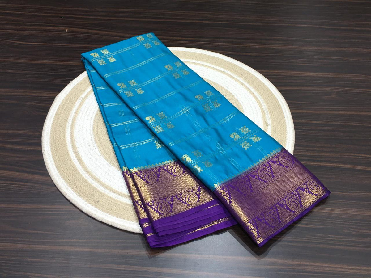 Semi Mysore Crape Silk