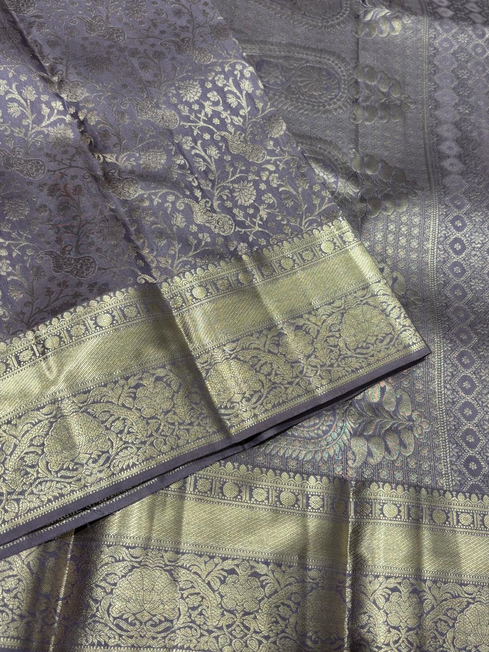 Pure Kanchipuram Broced Silk