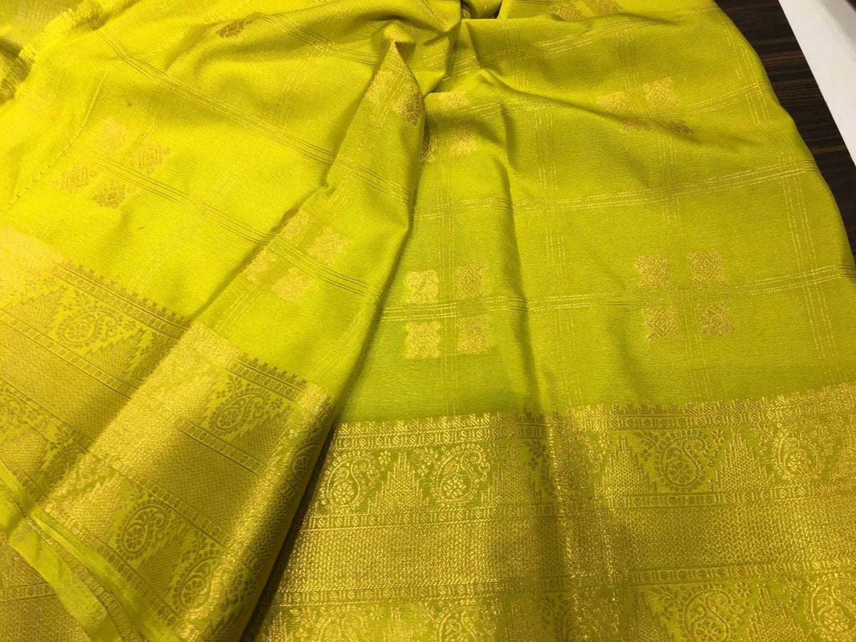 Semi Mysore Crape Silk