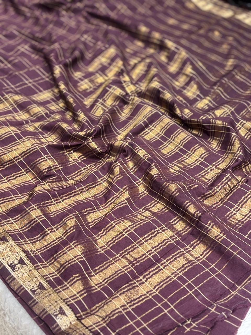Premium Semi Mysore Silk Saree