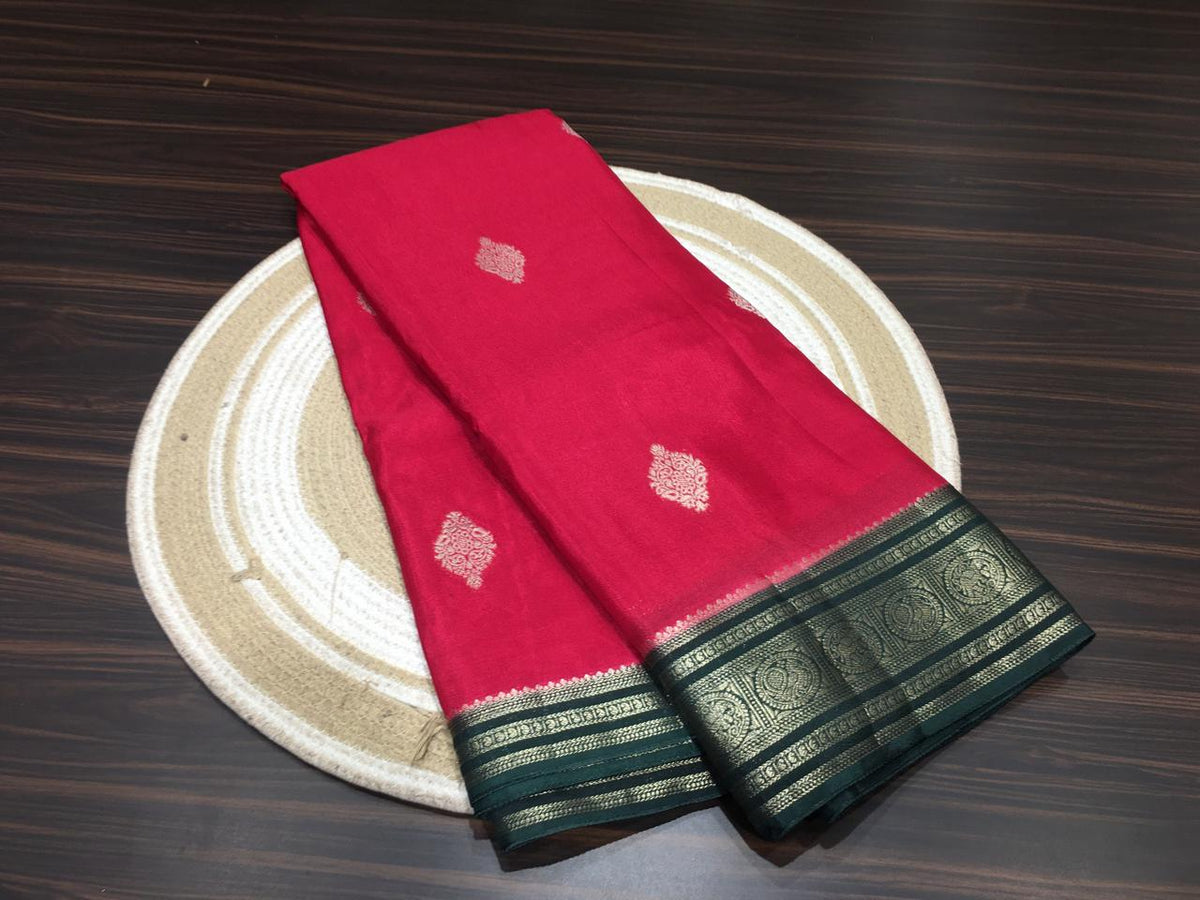 Moonga Crape Saree