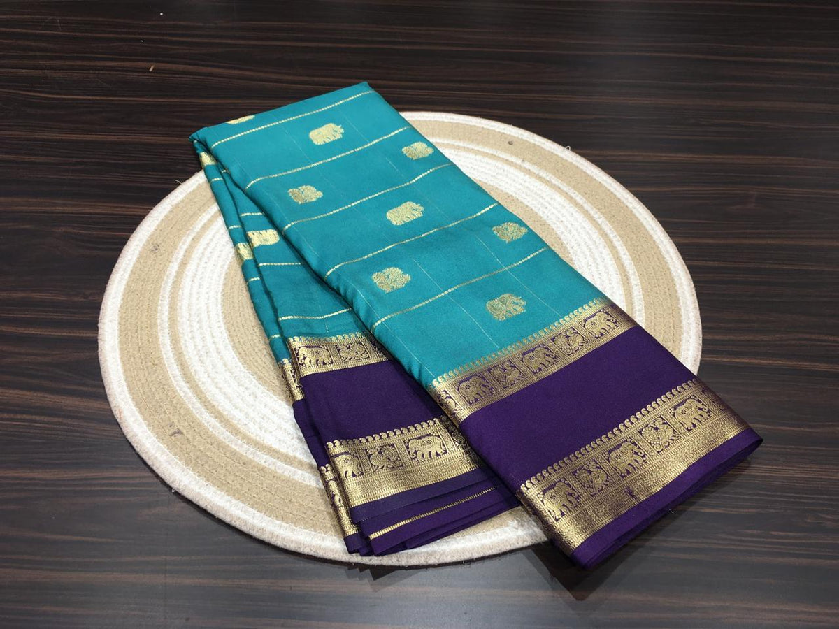 Semi Mysore Crape Silk
