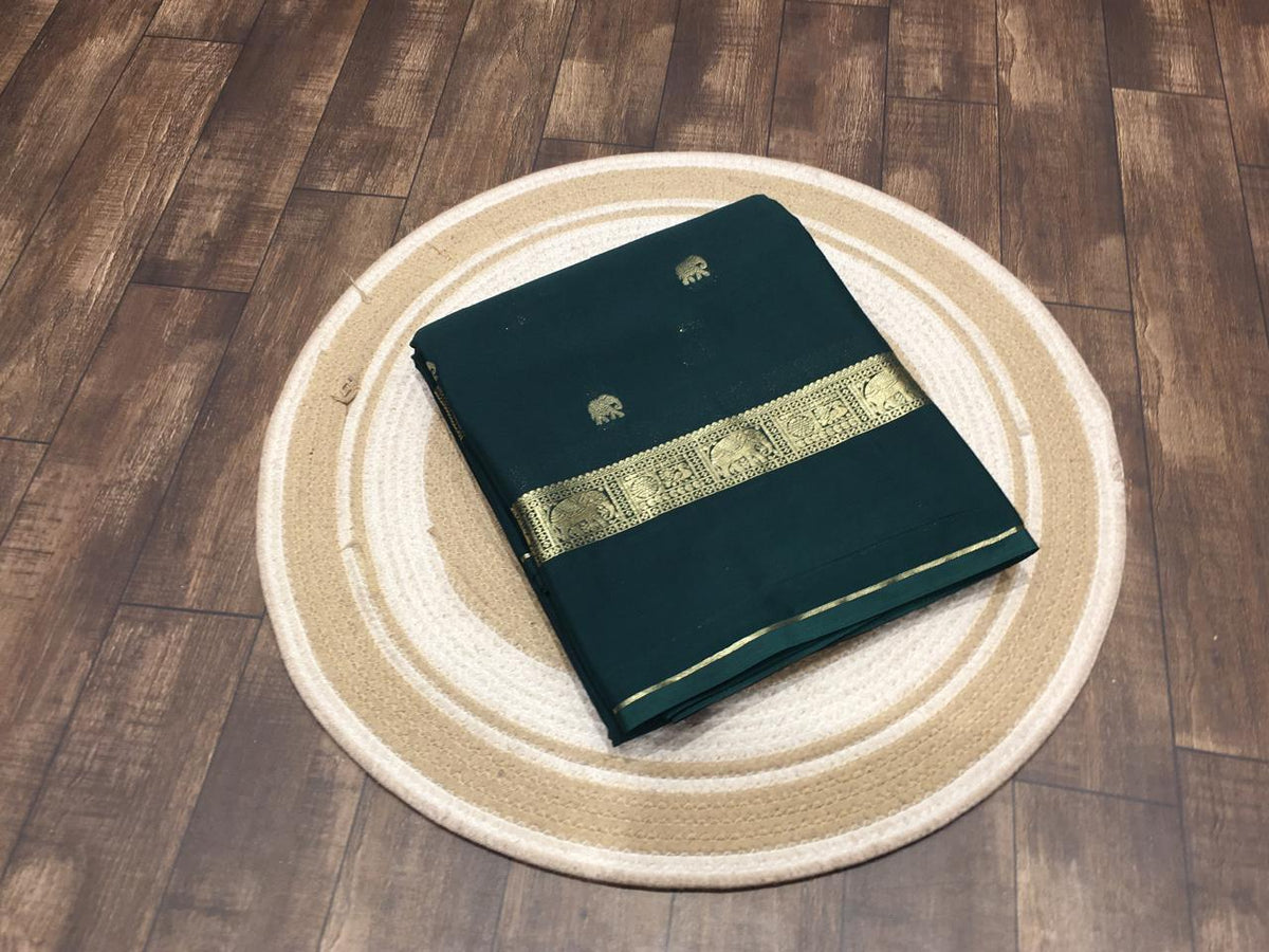 Semi Mysore Crape Silk