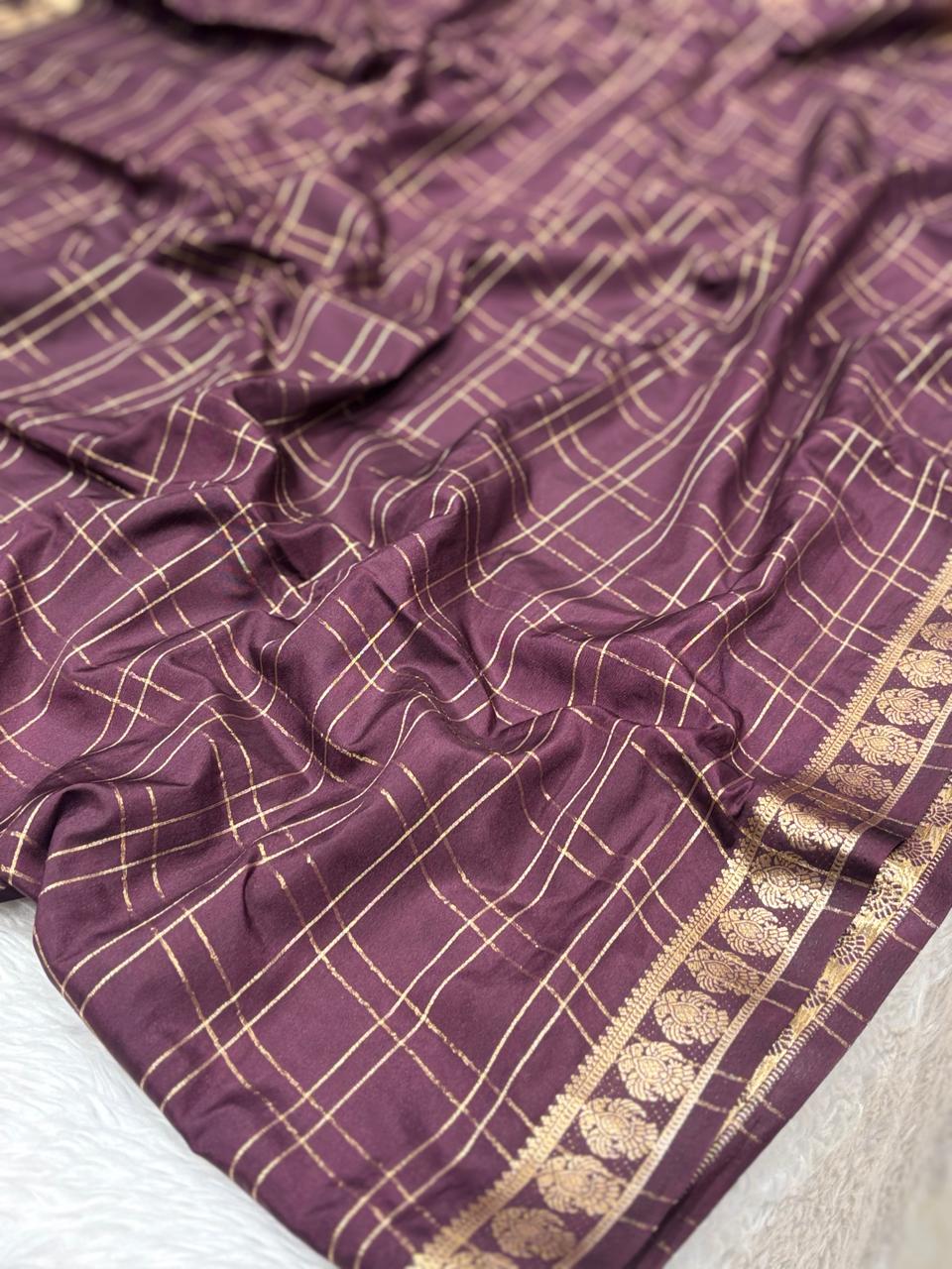 Premium Semi Mysore Silk Saree