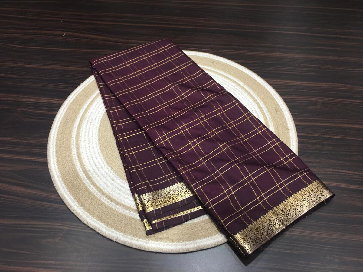 Semi Mysore Crape Silk