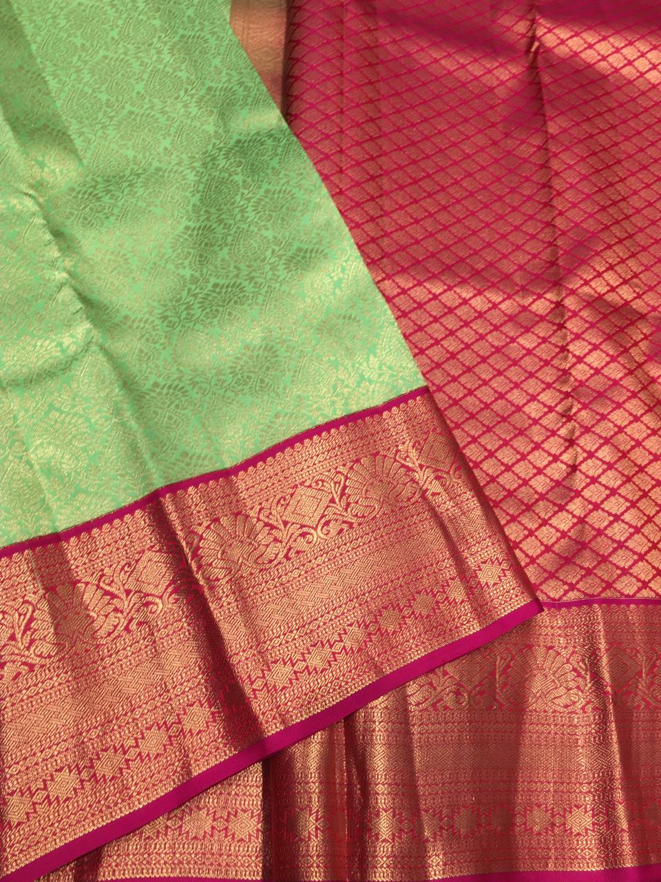 Pure Kanchipuram Broced Silk