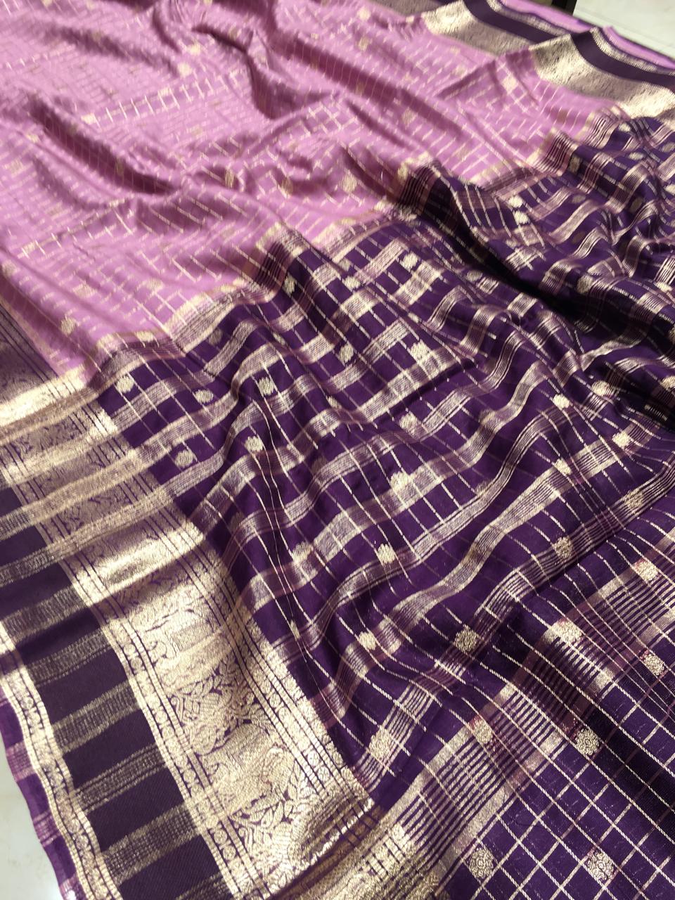 Semi Crape Saree