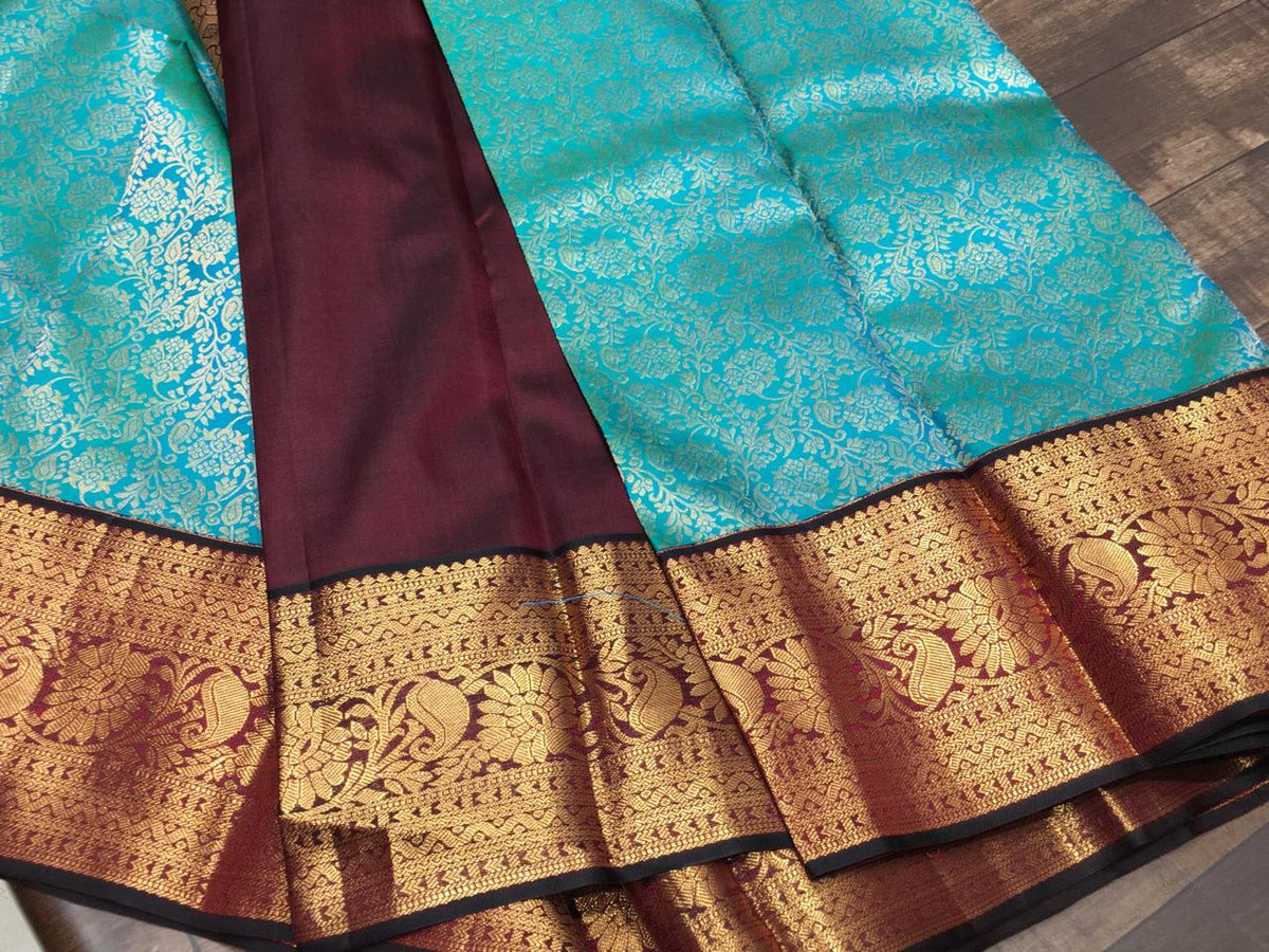 Pure Kanchipuram Broced Silk