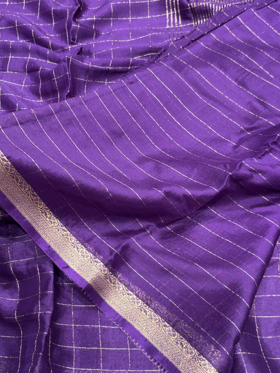 Wrinkle Chiffon Saree