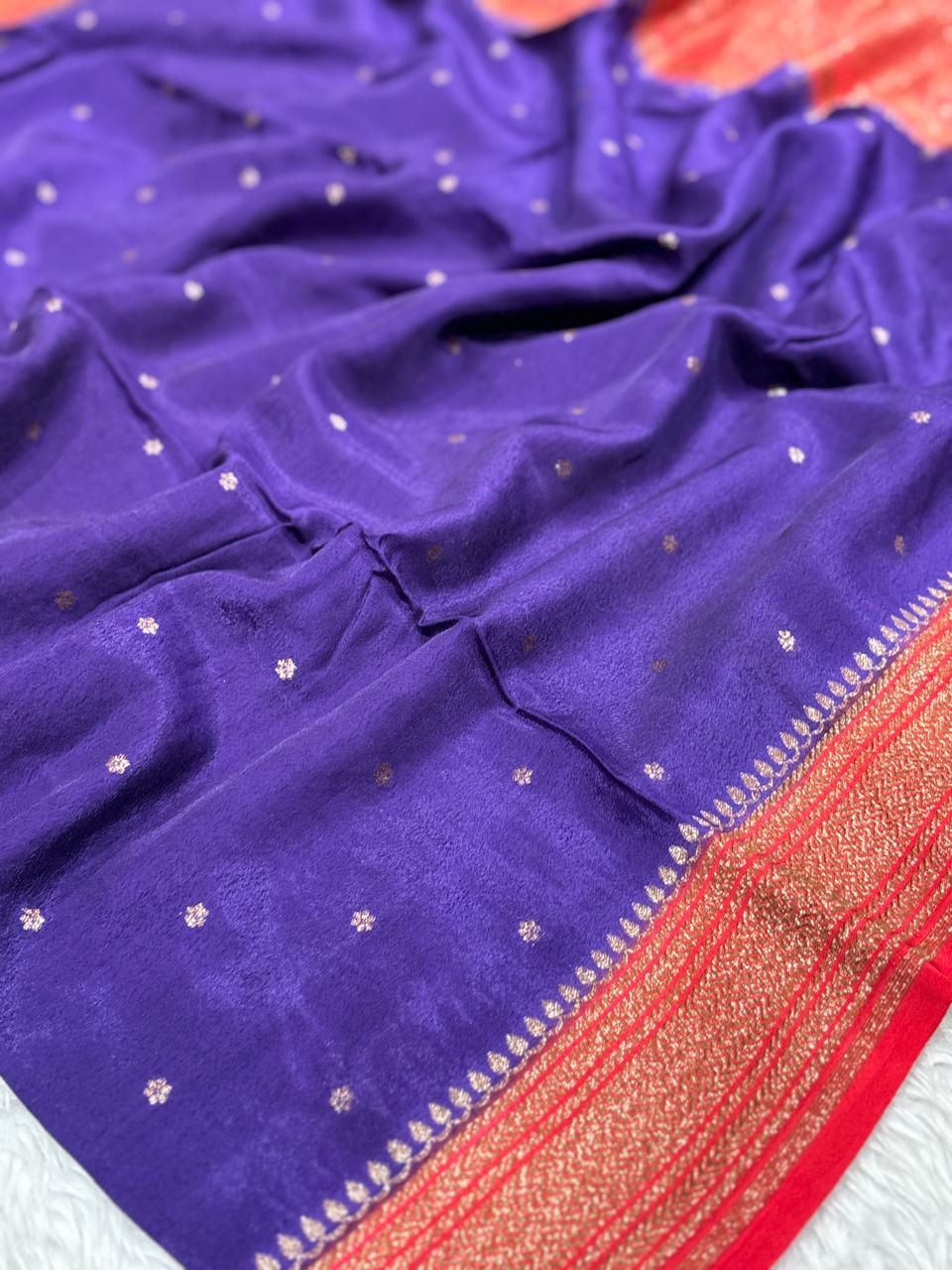 Semi Kaddi Banarasi Saree