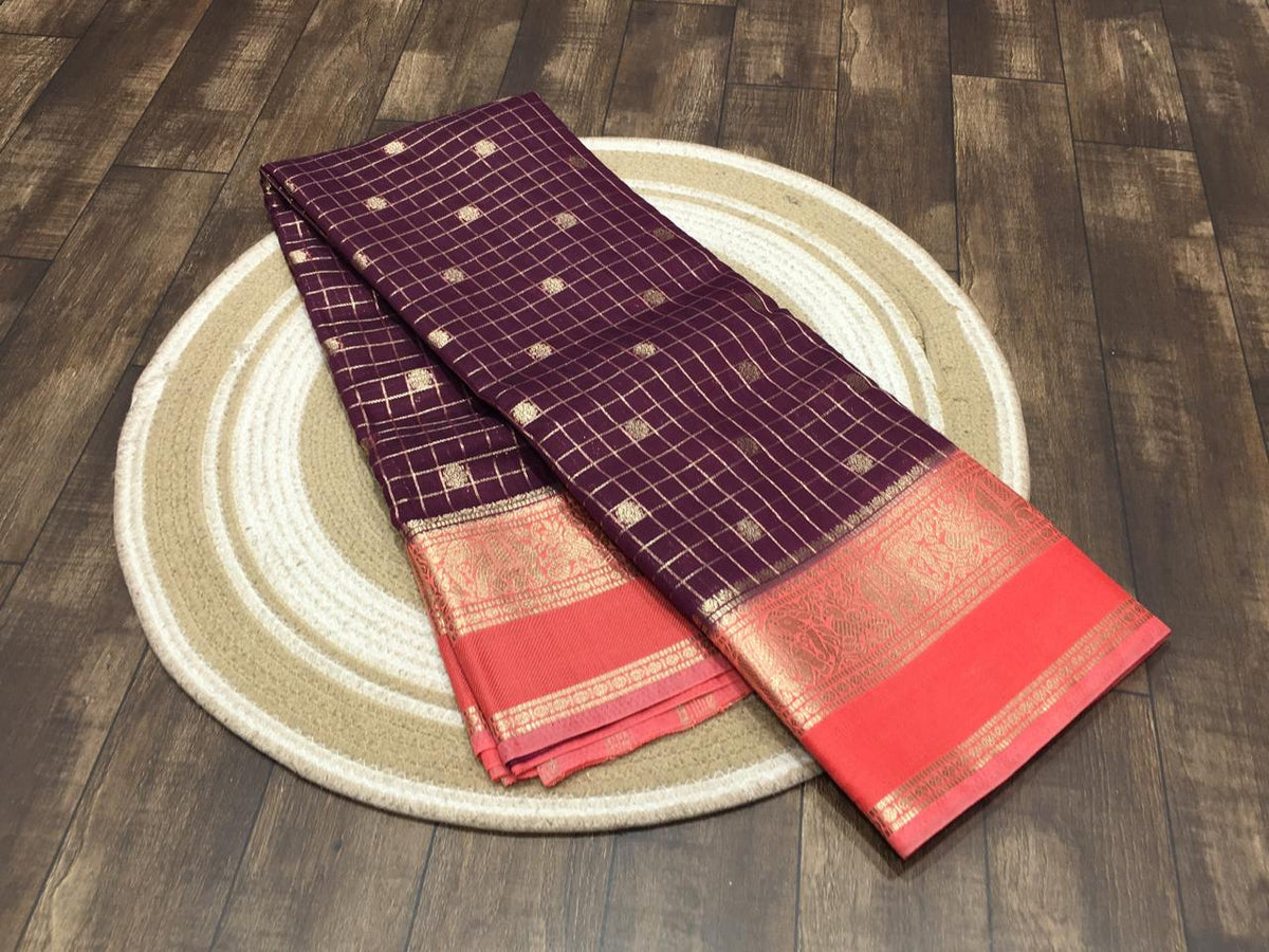 Semi Crape Saree
