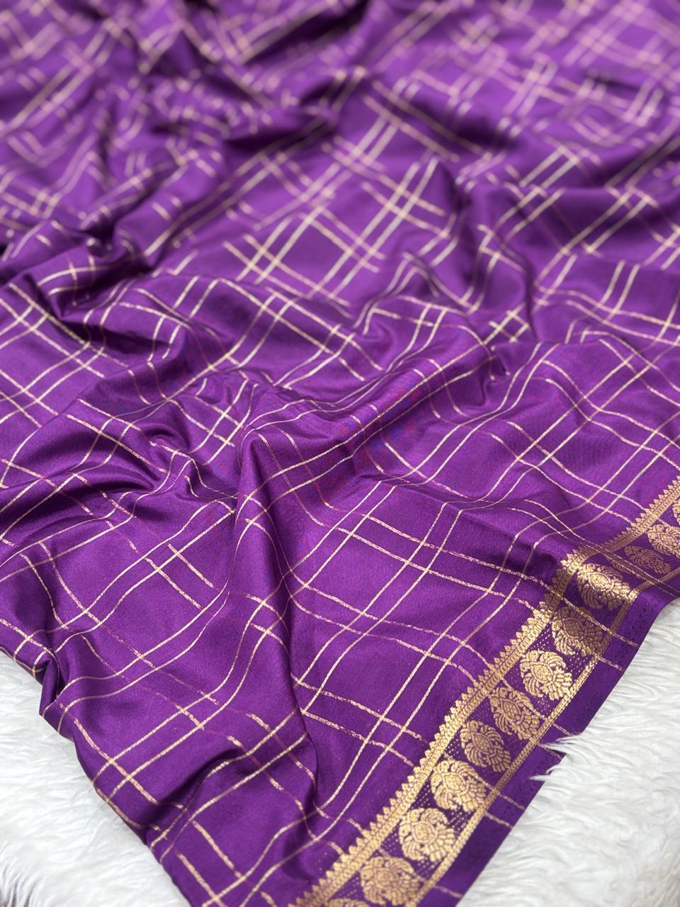 Premium Semi Mysore Silk Saree