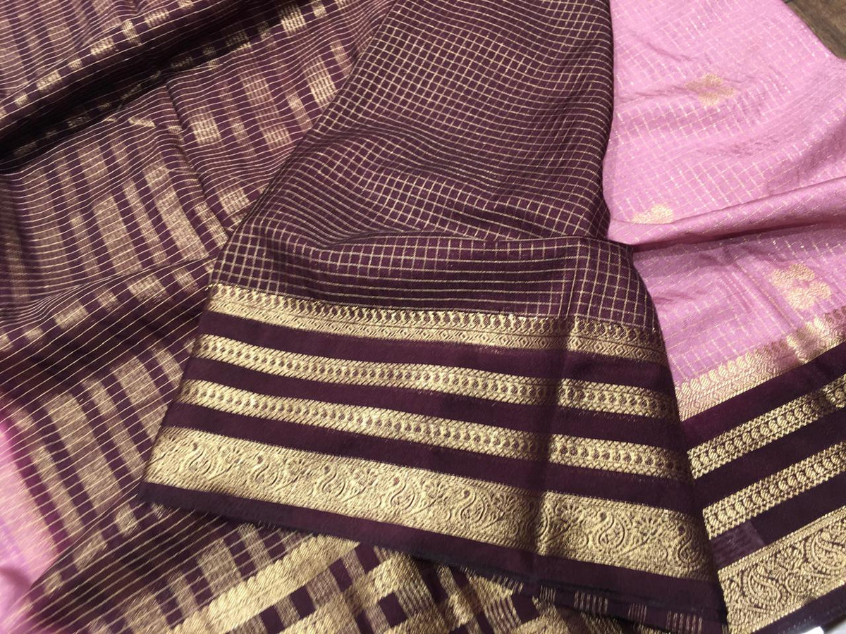 Semi Mysore Crape Silk