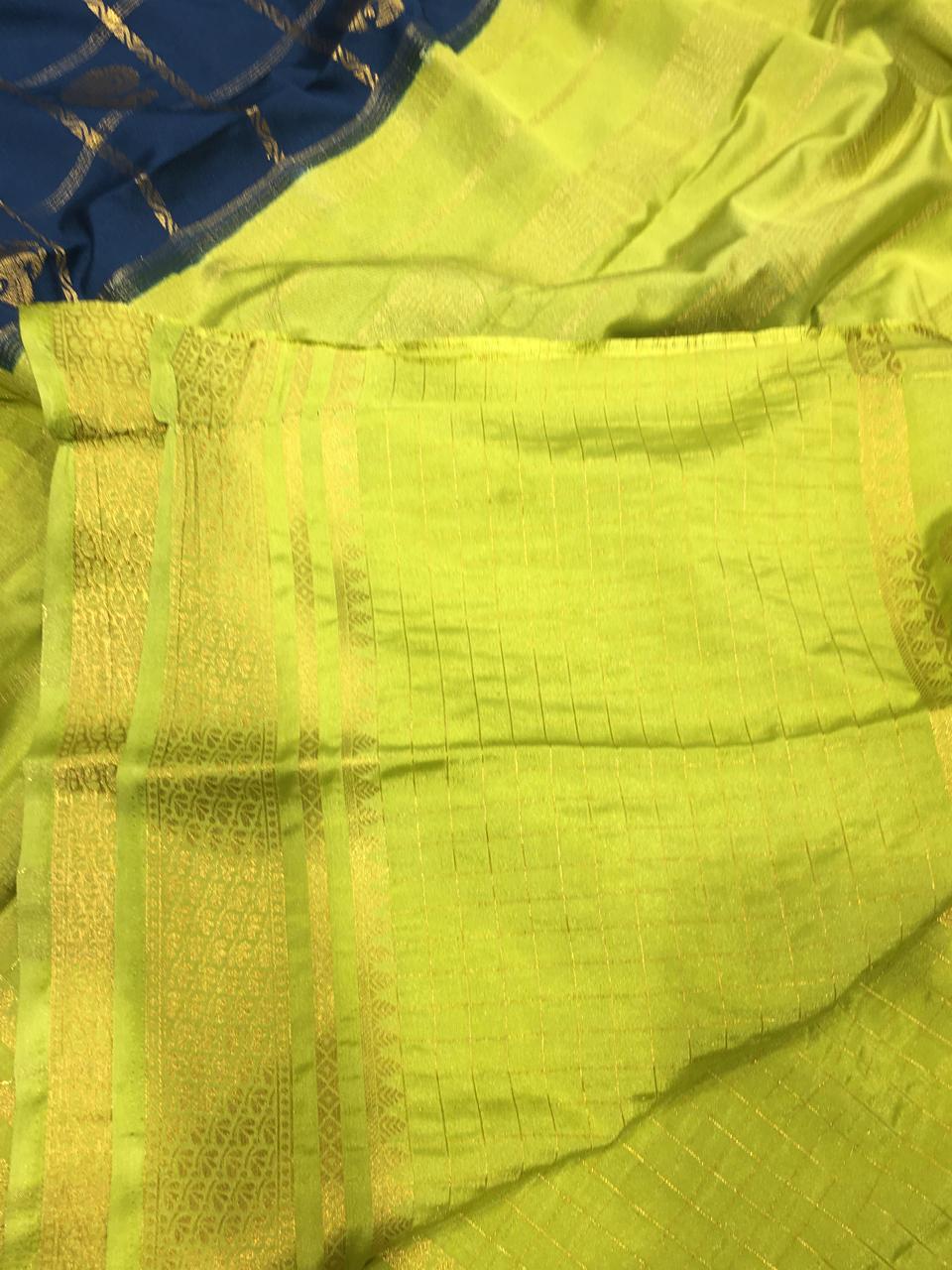 Semi Mysore Crape Silk