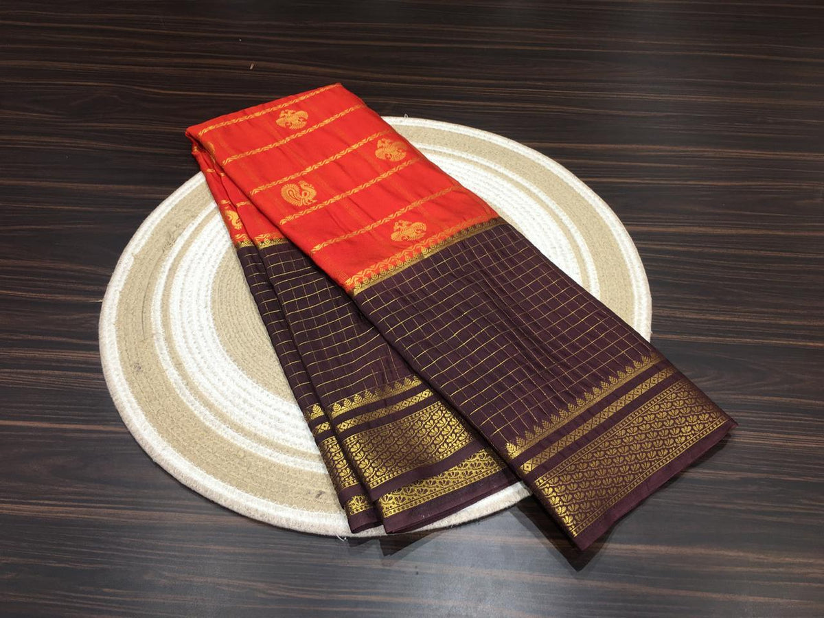 Semi Mysore Crape Silk