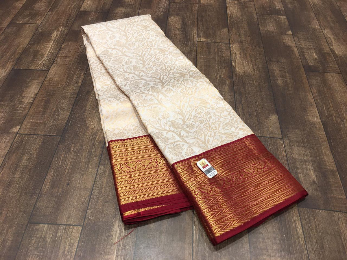 Pure Kanchipuram Broced Silk