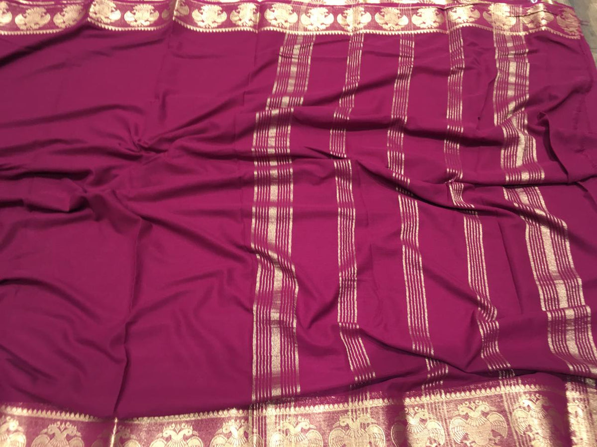 Semi Mysore Crape