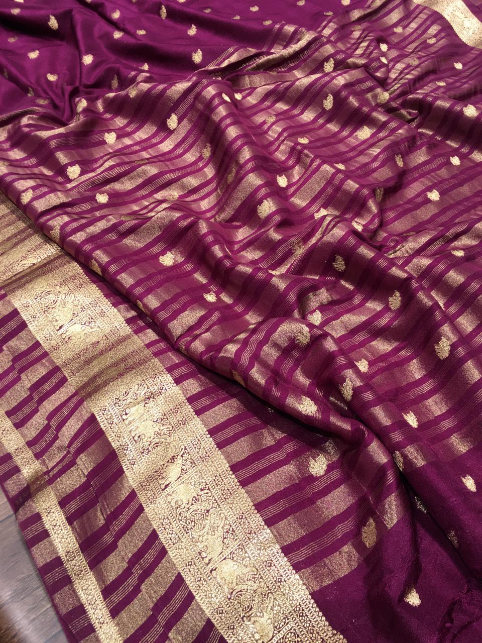 Semi Mysore Crape Silk
