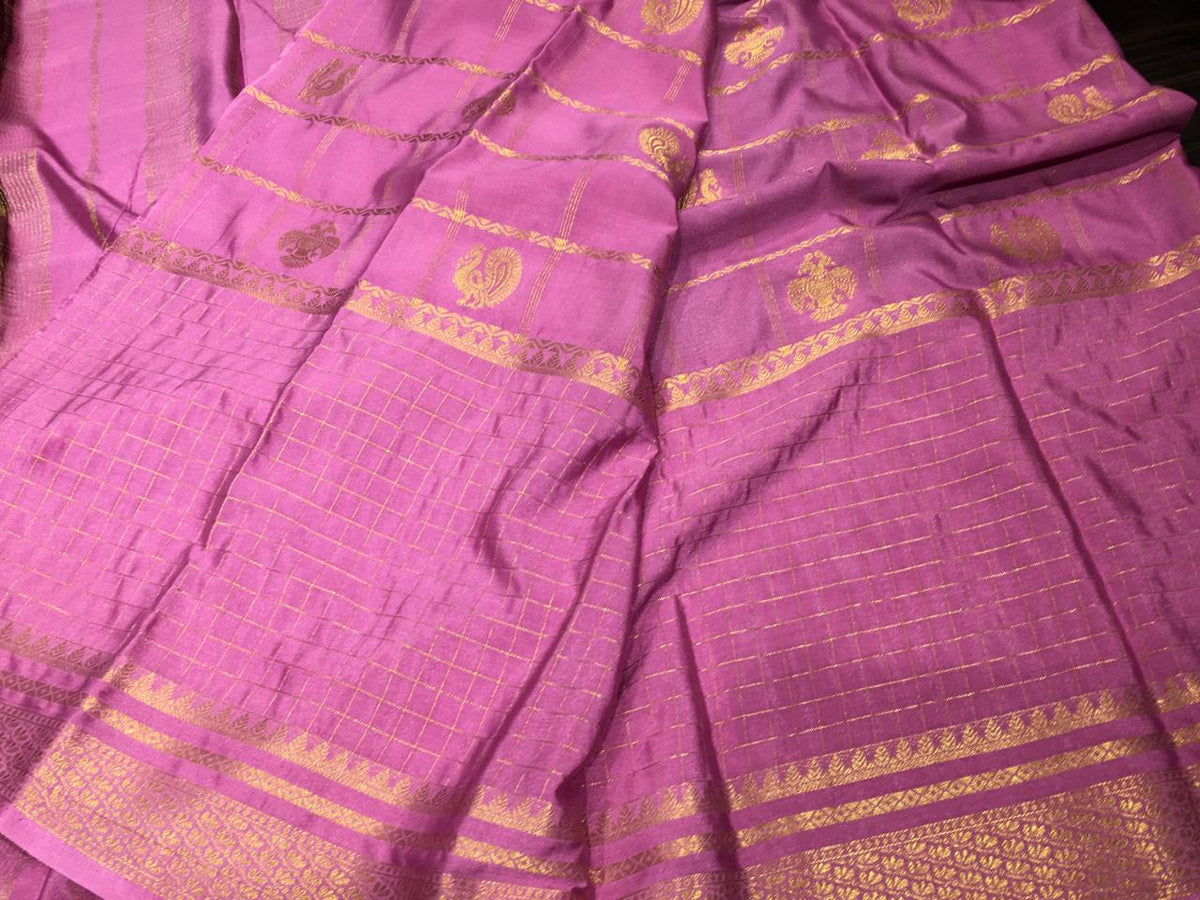 Semi Mysore Crape Silk