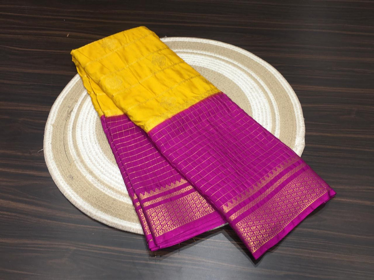 Semi Mysore Crape Silk