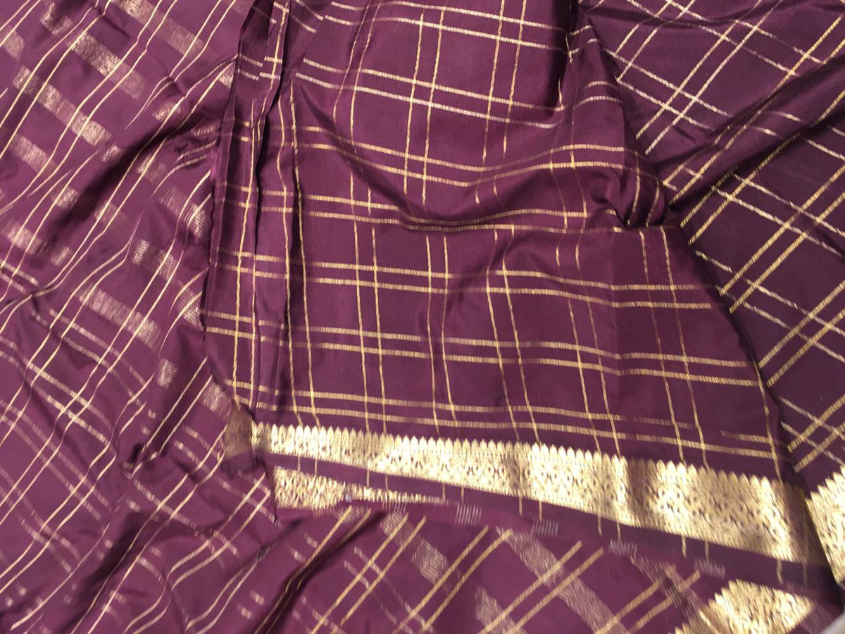 Semi Mysore Crape Silk