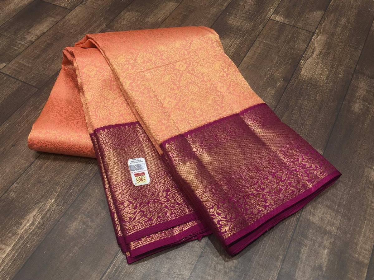 Pure Kanchipuram Broced Silk