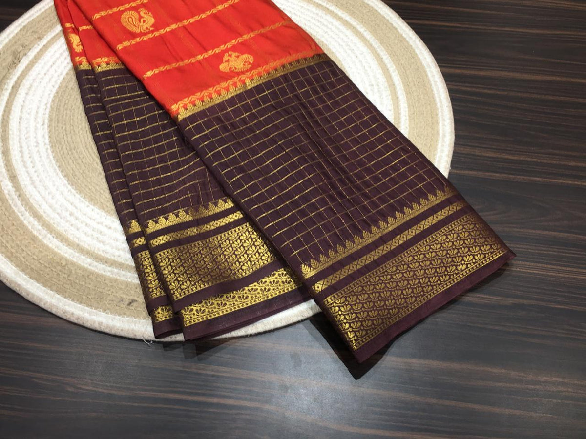Semi Mysore Crape Silk