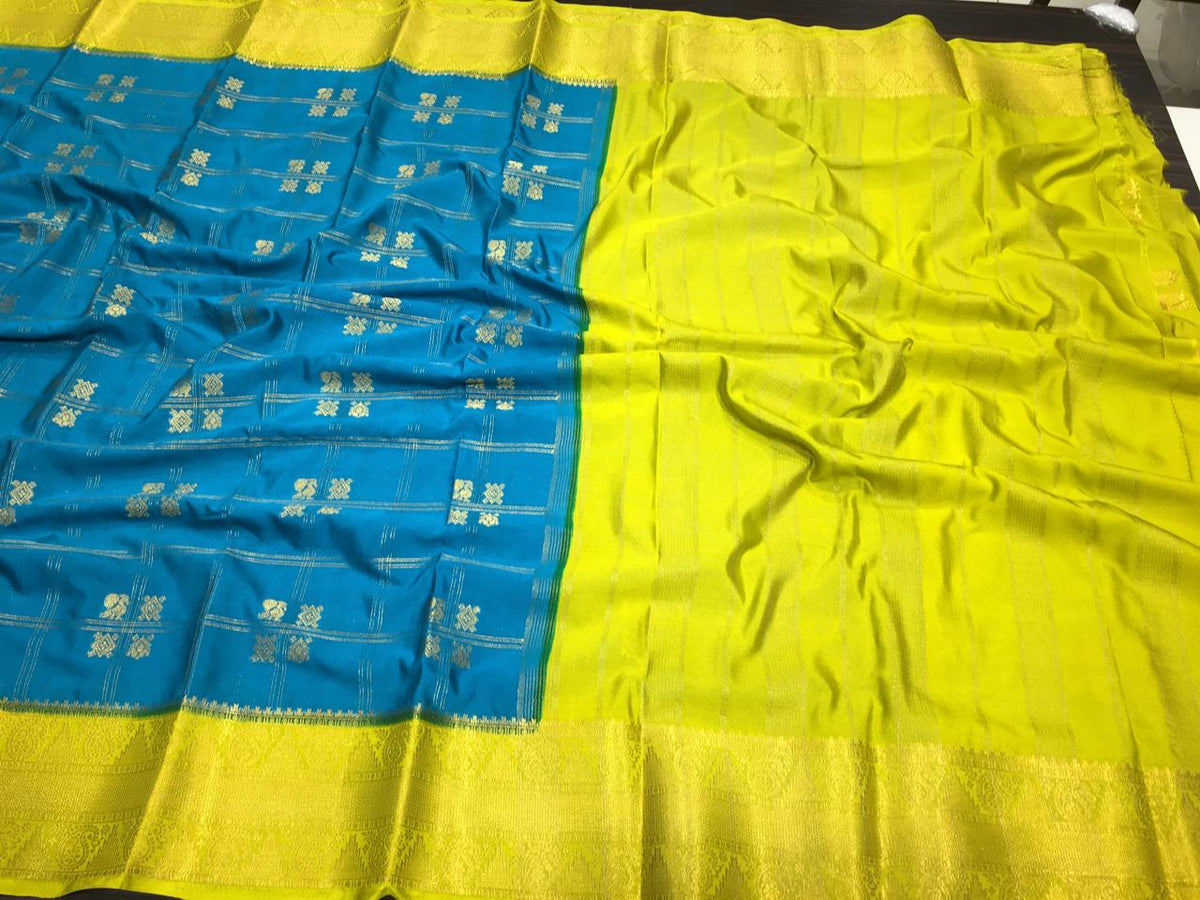 Semi Mysore Crape Silk