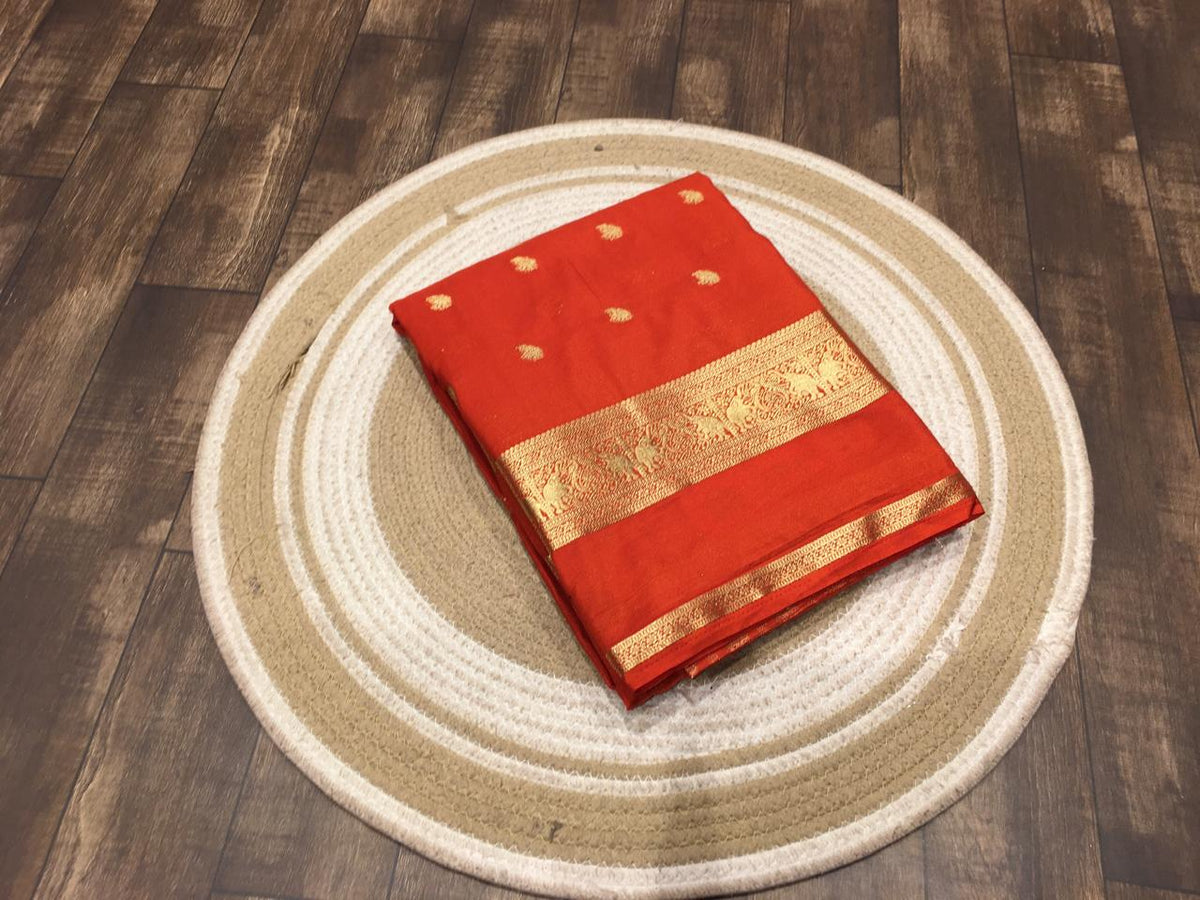 Semi Mysore Crape Silk