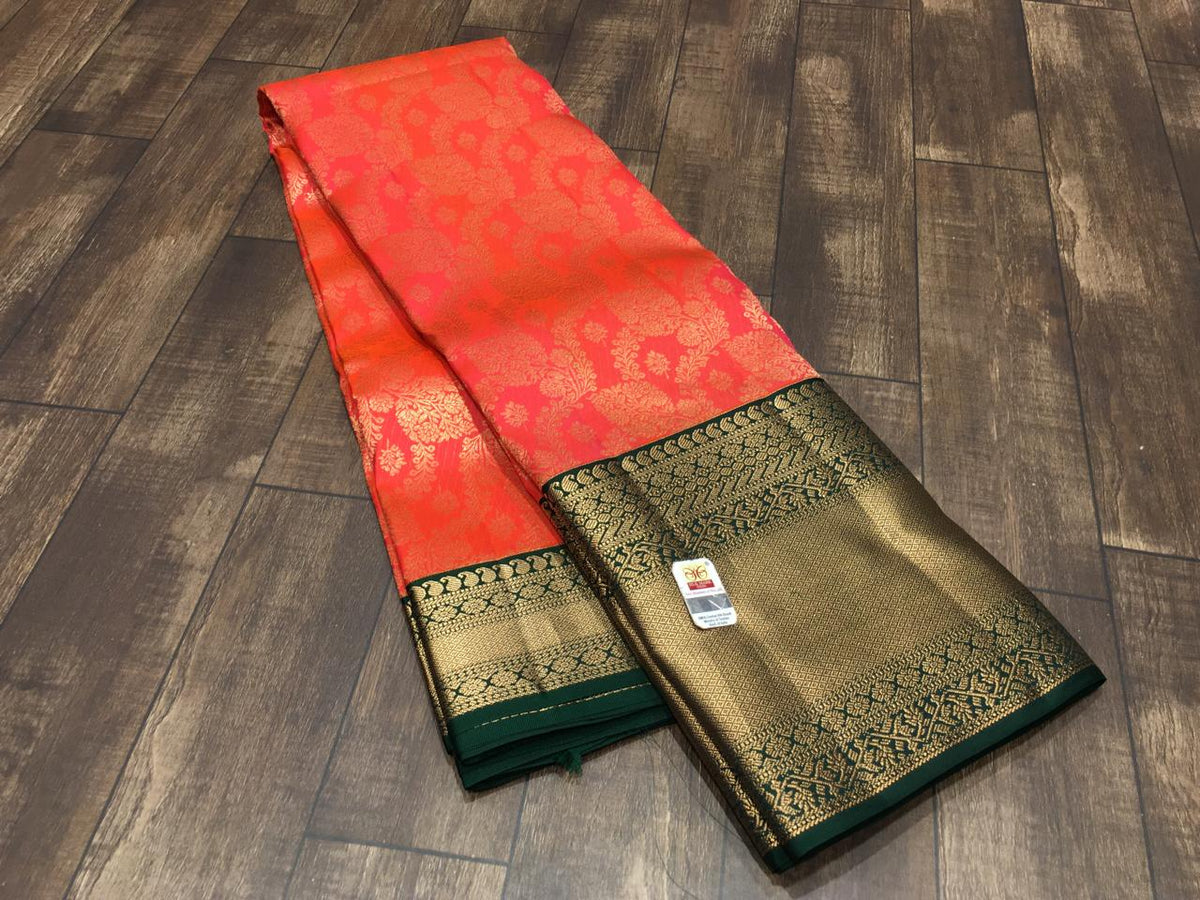 Pure Kanchipuram Broced Silk