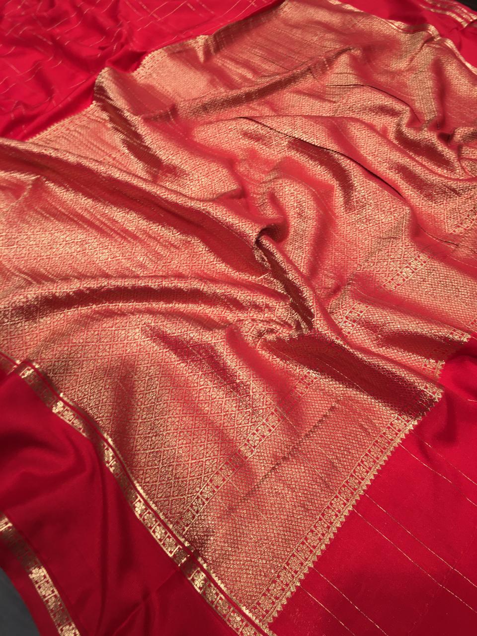 Semi Mysore Crape Silk
