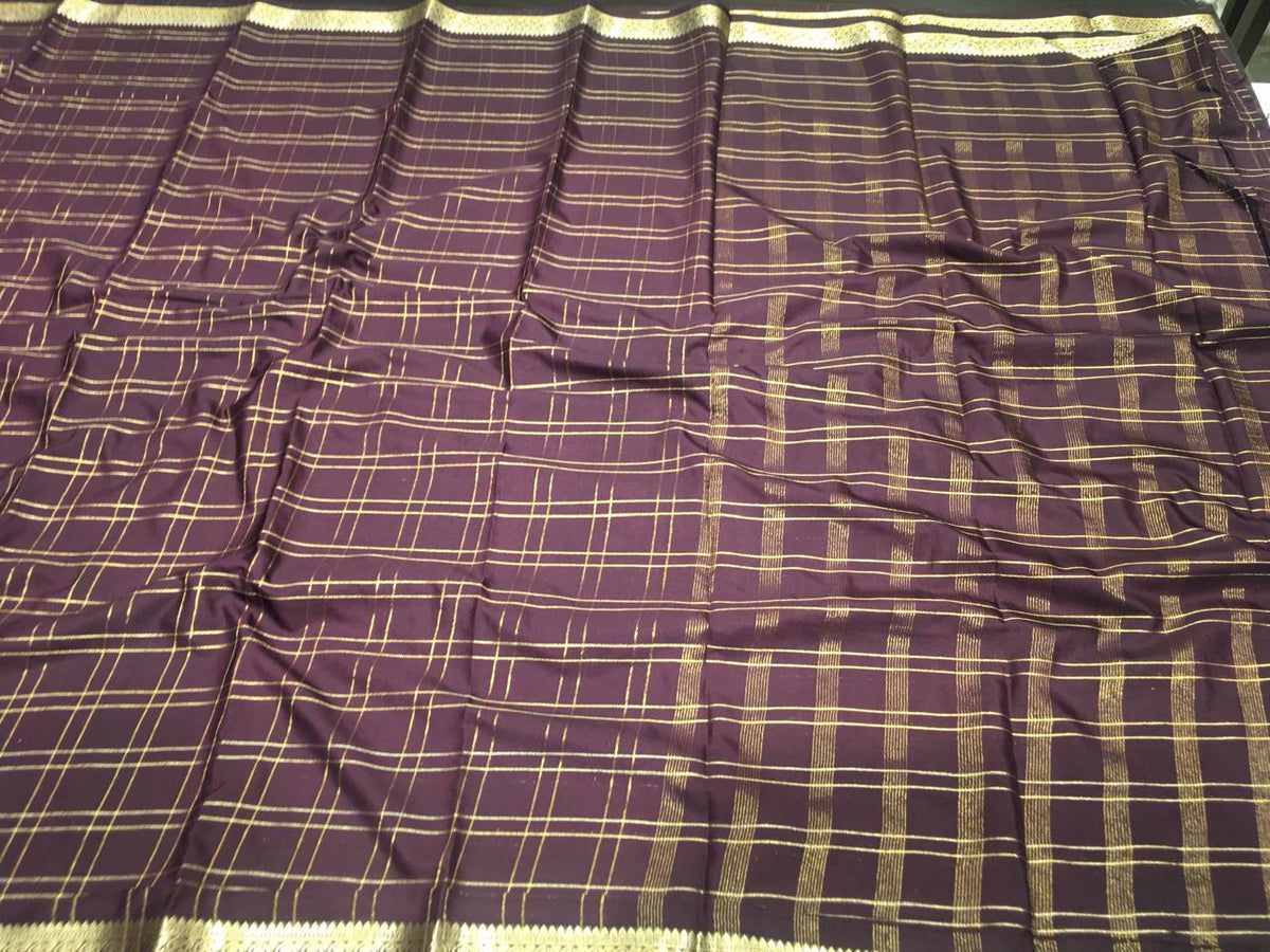 Semi Mysore Crape Silk