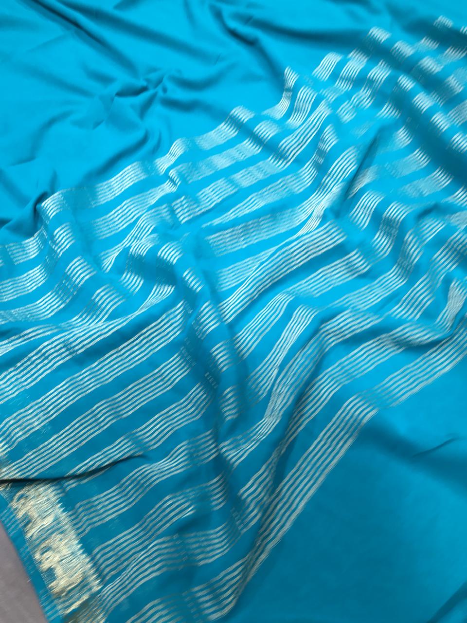 Semi Mysore Crape Silk