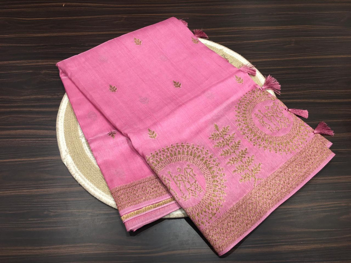 Soft Tussar Saree