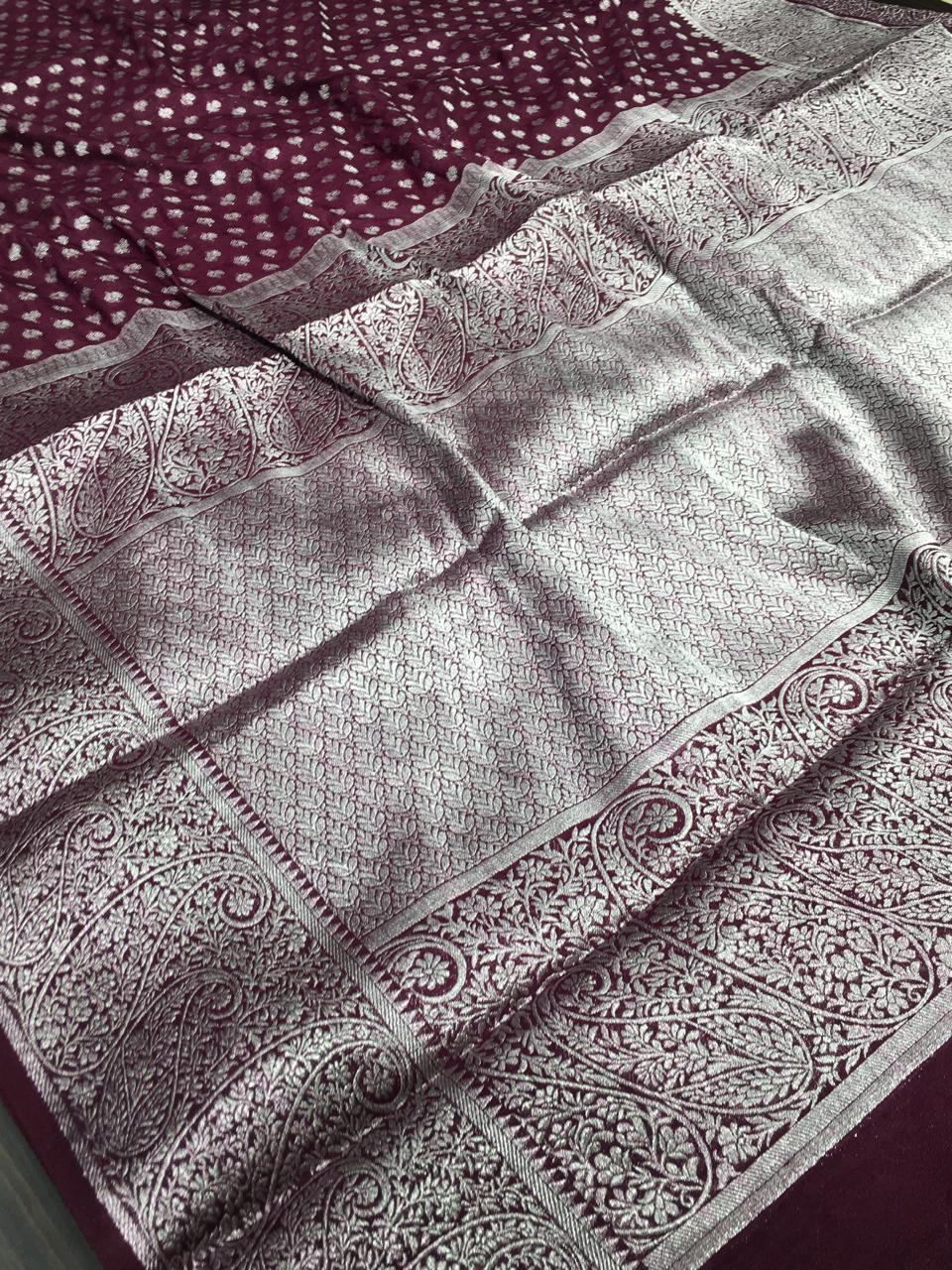 Lilly Tussar Saree