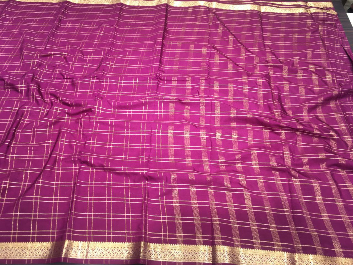 Semi Mysore Crape Silk